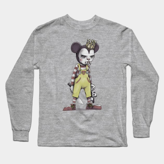 Child Vampire Long Sleeve T-Shirt by musarter